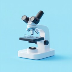 3D Slide Icon: Specimen Holder for Microscopy Logo Illustration