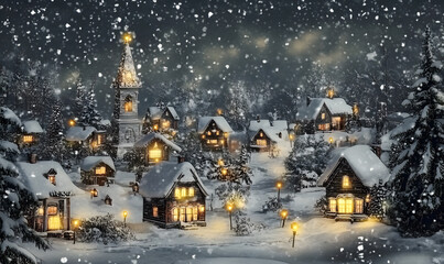 Christmas and New Year-themed graphic background