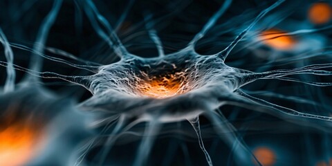 The Intricate World of a Neuron: A Microscopic Journey