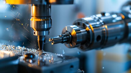 CNC machine with automated loading system