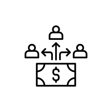 recommend clip art: Stakeholder outline icons, minimalist vector illustration ,simple transparent graphic element .Isolated on white background