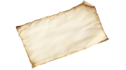 Obraz premium Blank old paper isolated.