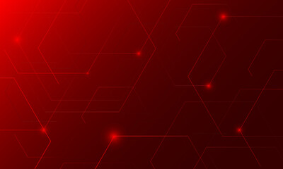 Abstract red line background. Vector illustration