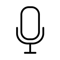 microphone icon - simple line icon