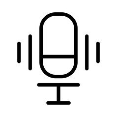 podcast icon - simple line icon