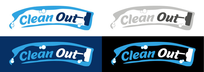 logotipo limpieza burbujas corporativo