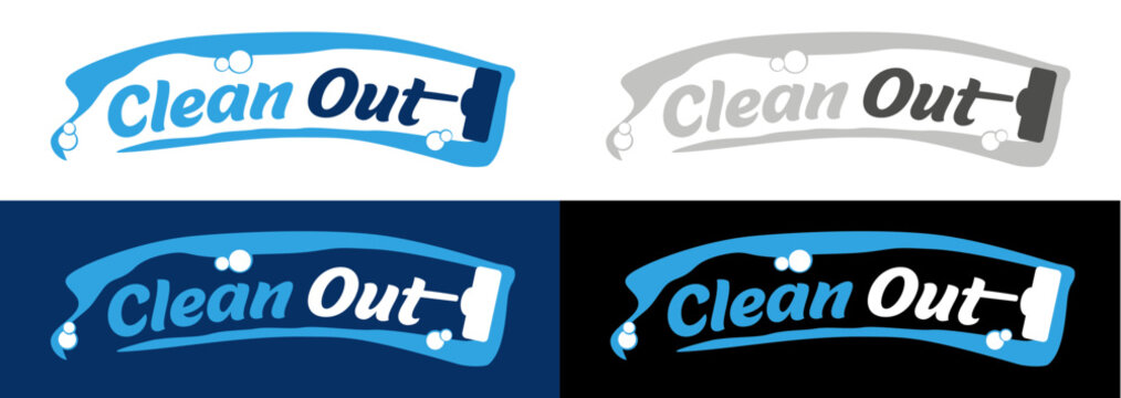logotipo limpieza burbujas corporativo