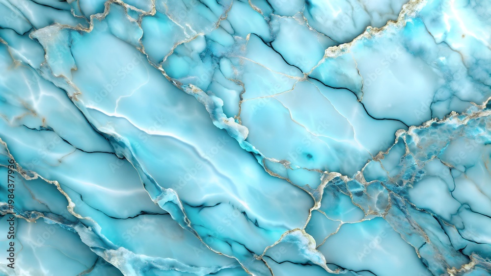 Wall mural texture of blue marble