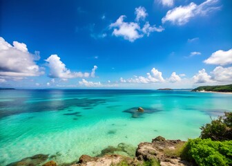 beautiful sea and sky