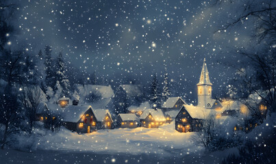Naklejka premium Christmas and New Year-themed graphic backgrounds for cards