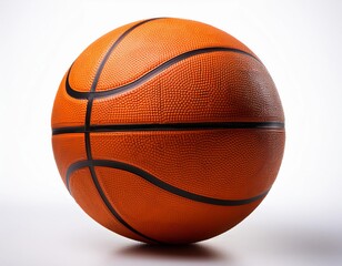 Obraz premium Orange basketball, ball isolated on white background