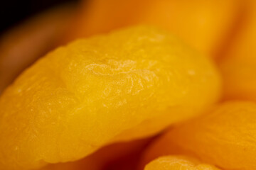 sweet dried fruits dried pieces of pitted apricots