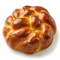 Brioche isolated white background