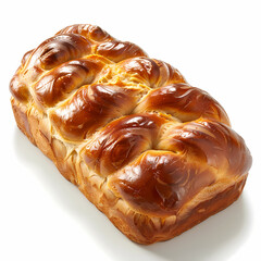 Brioche isolated white background