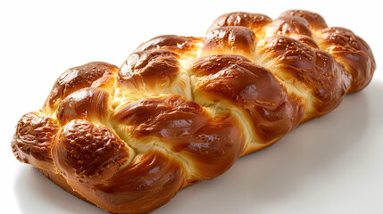 Brioche isolated white background