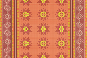 Navajo tribal Boho seamless pattern vector. Native American ornament. Ethnic South Western decor style. ornament. Good for blanket, rug. Cloths,carpet , curtain,background and wallpaper. 