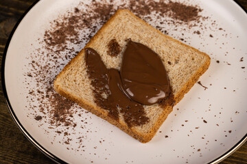 sweet pasta with cocoa and cocoa butter