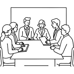 businesspeople-brainstorming-at-meeting-in-office