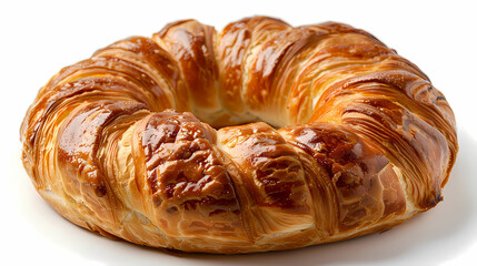 Pain Couronne isolated white background