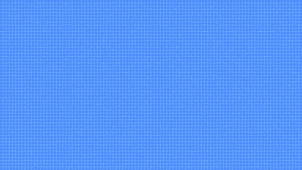 Abstract checkered background with technology white lines squares pattern blue background