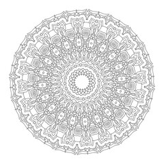 Zen Mandala Coloring Pages for Relaxing Art Sessions