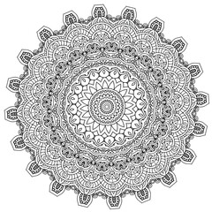 Intricate Mandala Coloring Pages for Creative Coloring