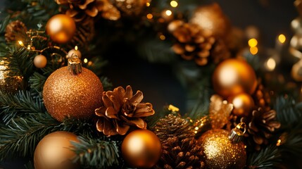 Elegant  Christmas Wreath