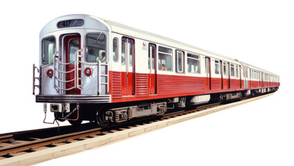 Naklejka premium PNG Subway train vehicle railway.