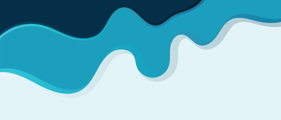 abstract blue wave background water