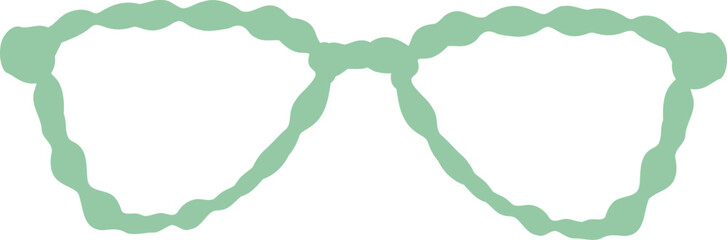 Hand Drawn Glasses Scrapbook