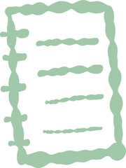 Hand Drawn Note Scrapbook