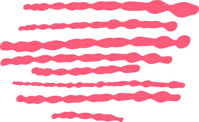 Hand Drawn Text Lines Scrapbook