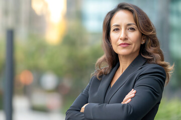 Fototapeta premium Business Portrait of a mature middle-aged woman 