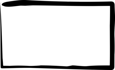 Rectangle ink empty. Text box and frames