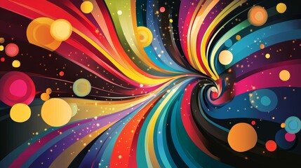 Colorful and Energetic Background for Promotions