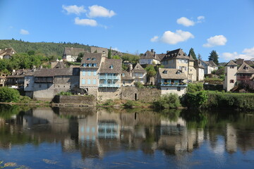 Obraz premium Argentat sur Dordogne