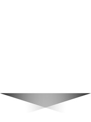 White paper rectangle and shadow, banners, icon, label