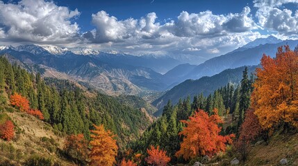 autumn in the mountains