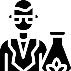 Scientist, Biological, Experiment, Education, Botany Icon