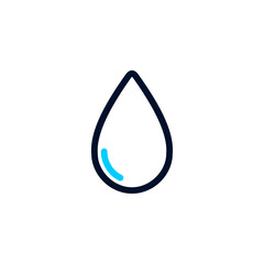 Water drop icon vector. Droplet icon. Drop icon.