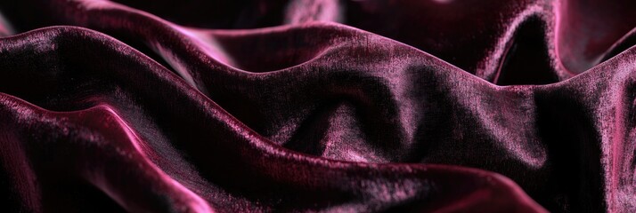 Obraz premium Crushed velvet texture with a luxurious sheen and deep folds