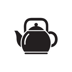 kettle silhouette , kettle icon,vector design