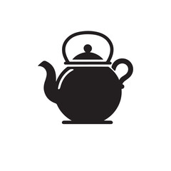 kettle silhouette , kettle icon,vector design