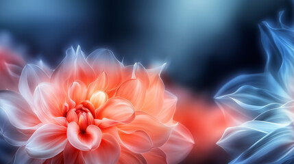 Fototapeta premium Ethereal Flower - Abstract Floral Art