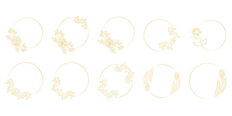 Flower Circle Frame Set