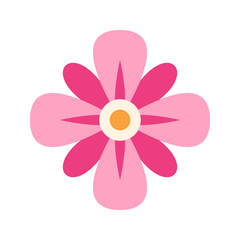 Abstract Flower Petals Illustration