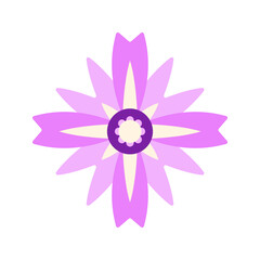 Abstract Flower Petals Illustration