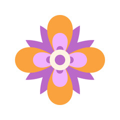 Abstract Flower Petals Illustration