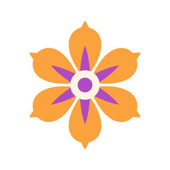 Abstract Flower Petals Illustration