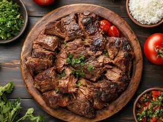 A Kuzu Tandır. The most popular Turkish dishes. Slow-cooked lamb, traditionally roasted in a pit,...